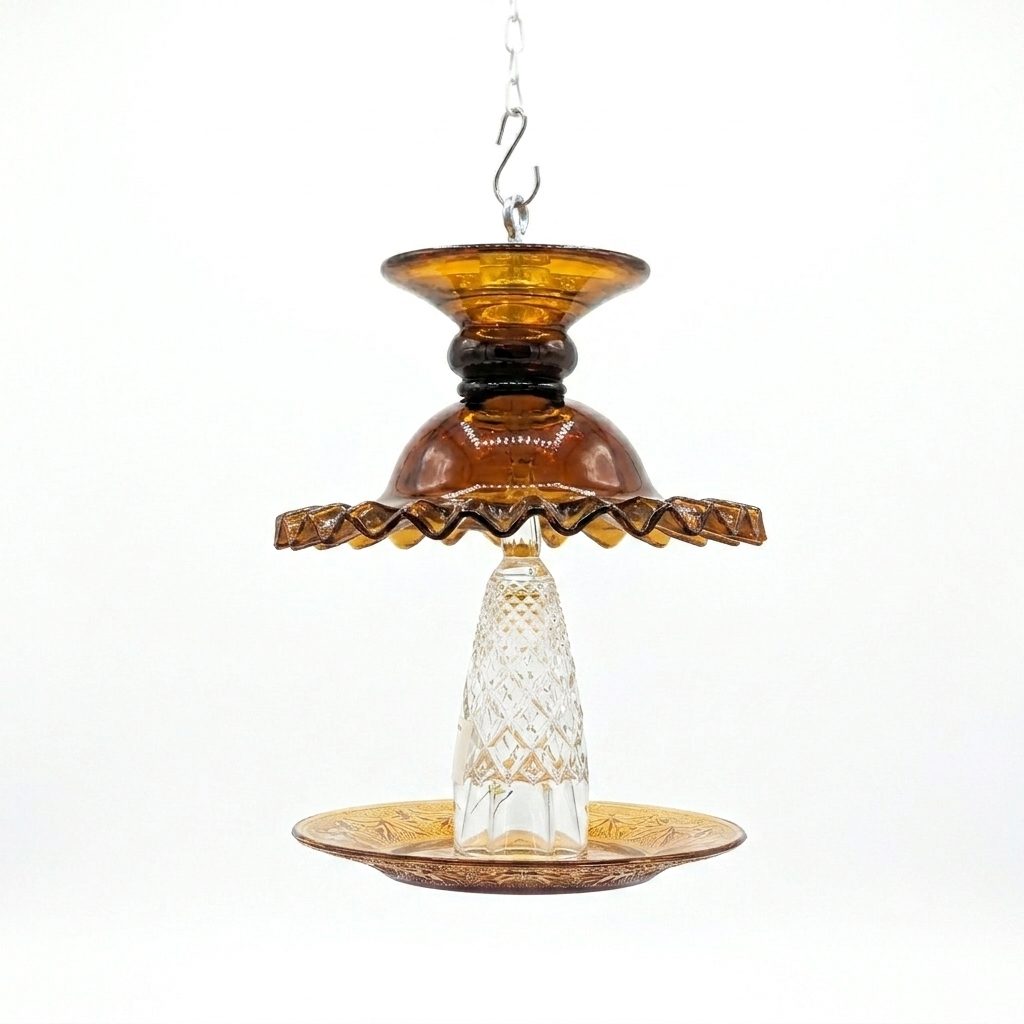 Gold Bird Feeder