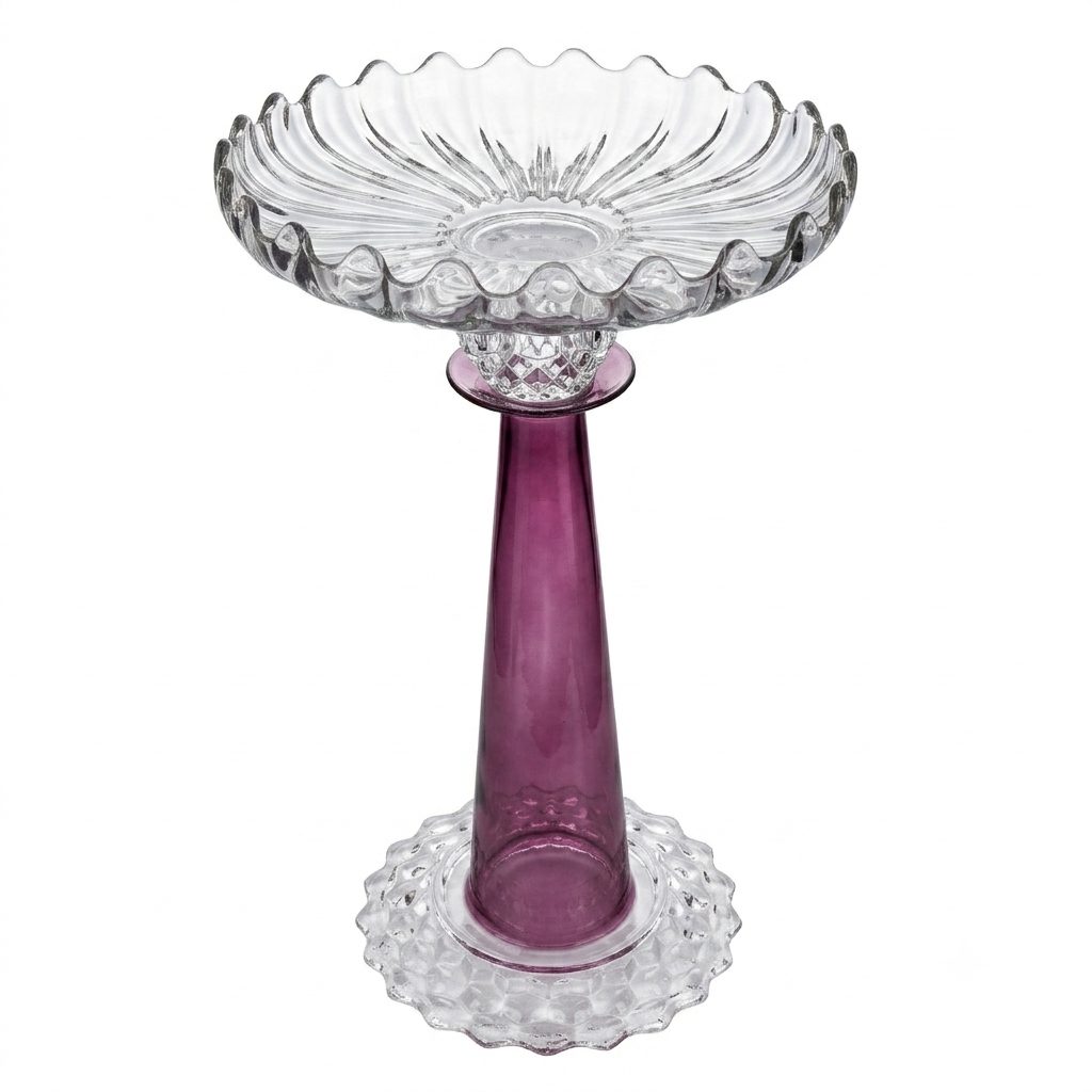 Purple/Pink Birdbath