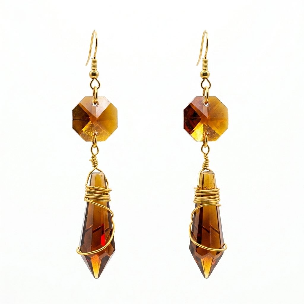 Amber Earrings