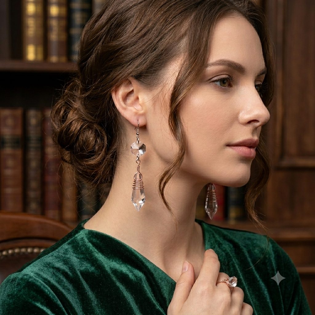 Glass Drop Earrings 2