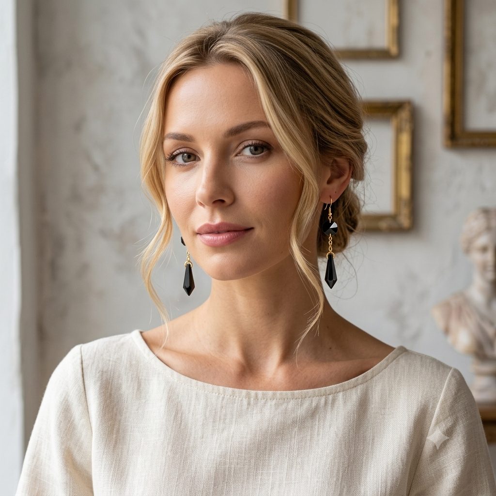 Black Earrings 2