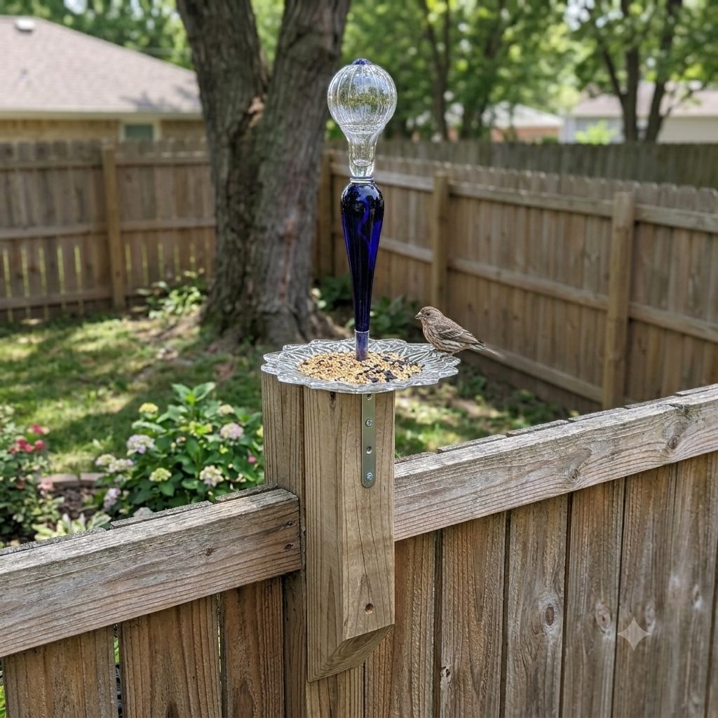 Cobalt Bird Feeder (Bracket) 2