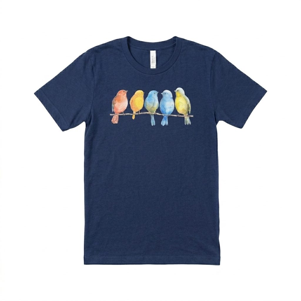 Birds on Branch T-Shirt