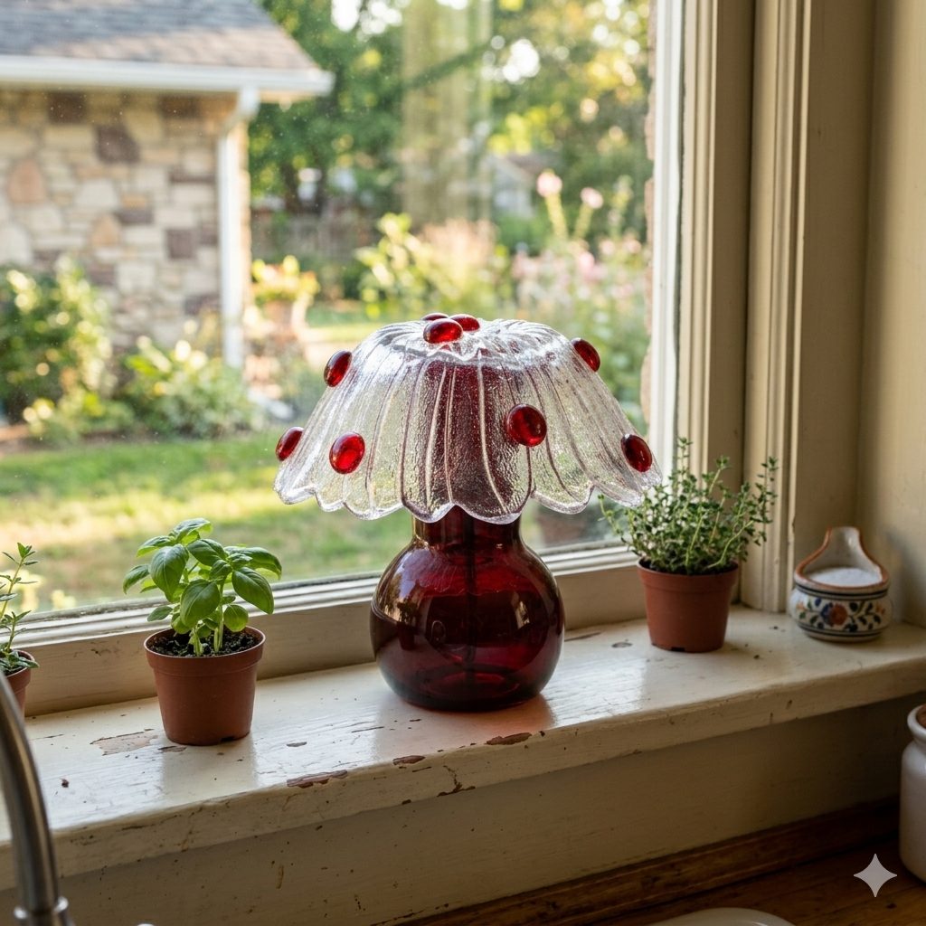 Red Windowsill Mushroom 2