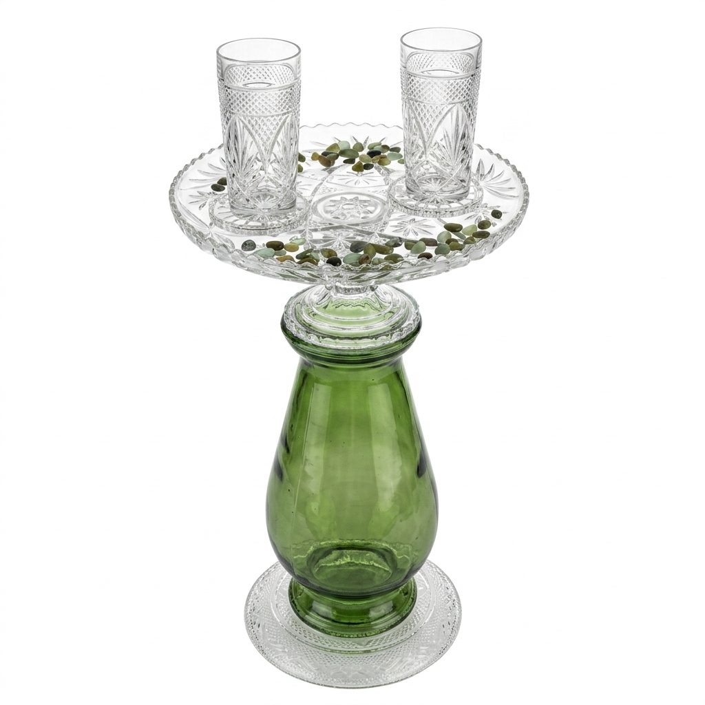 Glass Tables (or Birdbaths/Feeders)
