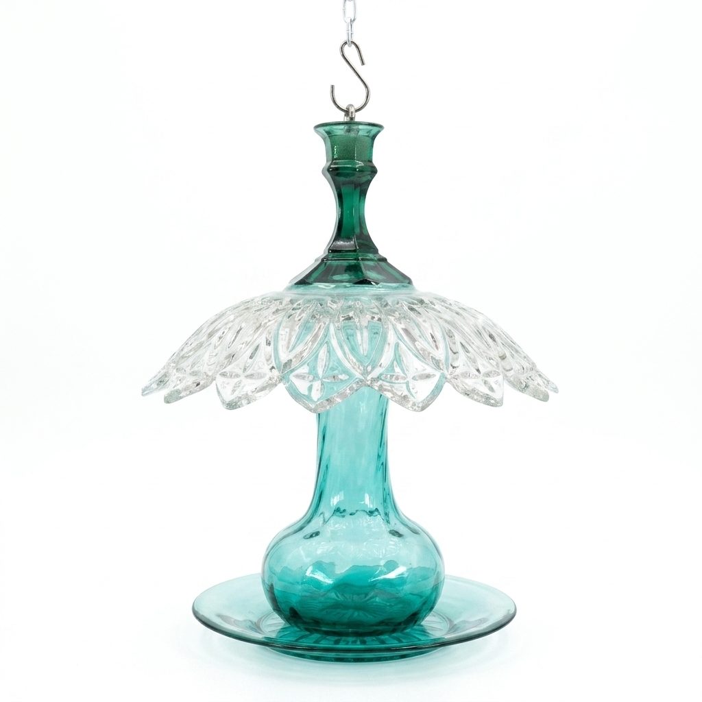 Teal Bird Feeder