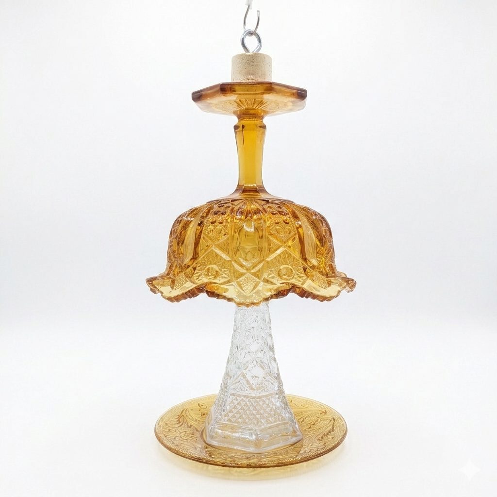 Gold Bird Feeder
