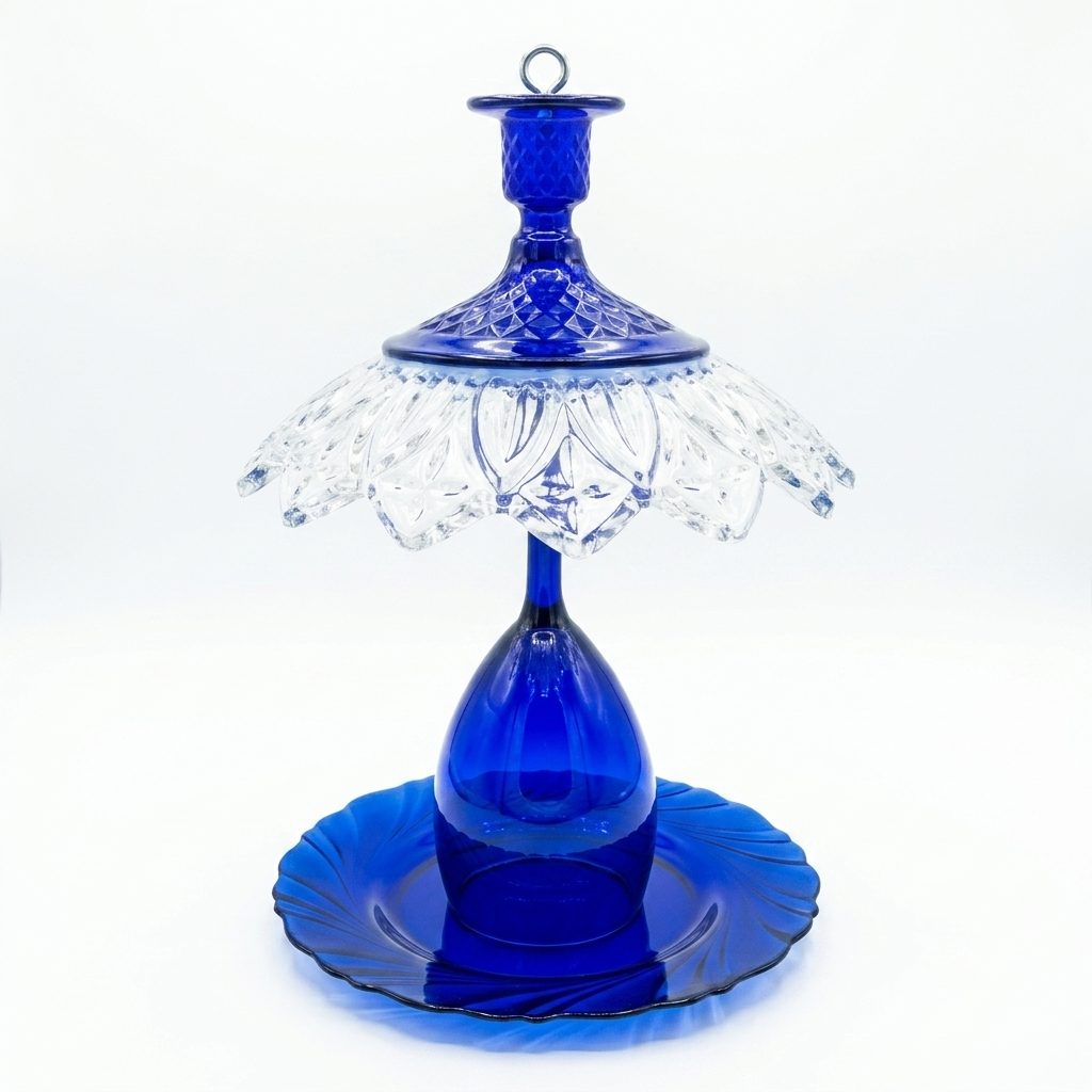 Cobalt Bird Feeder