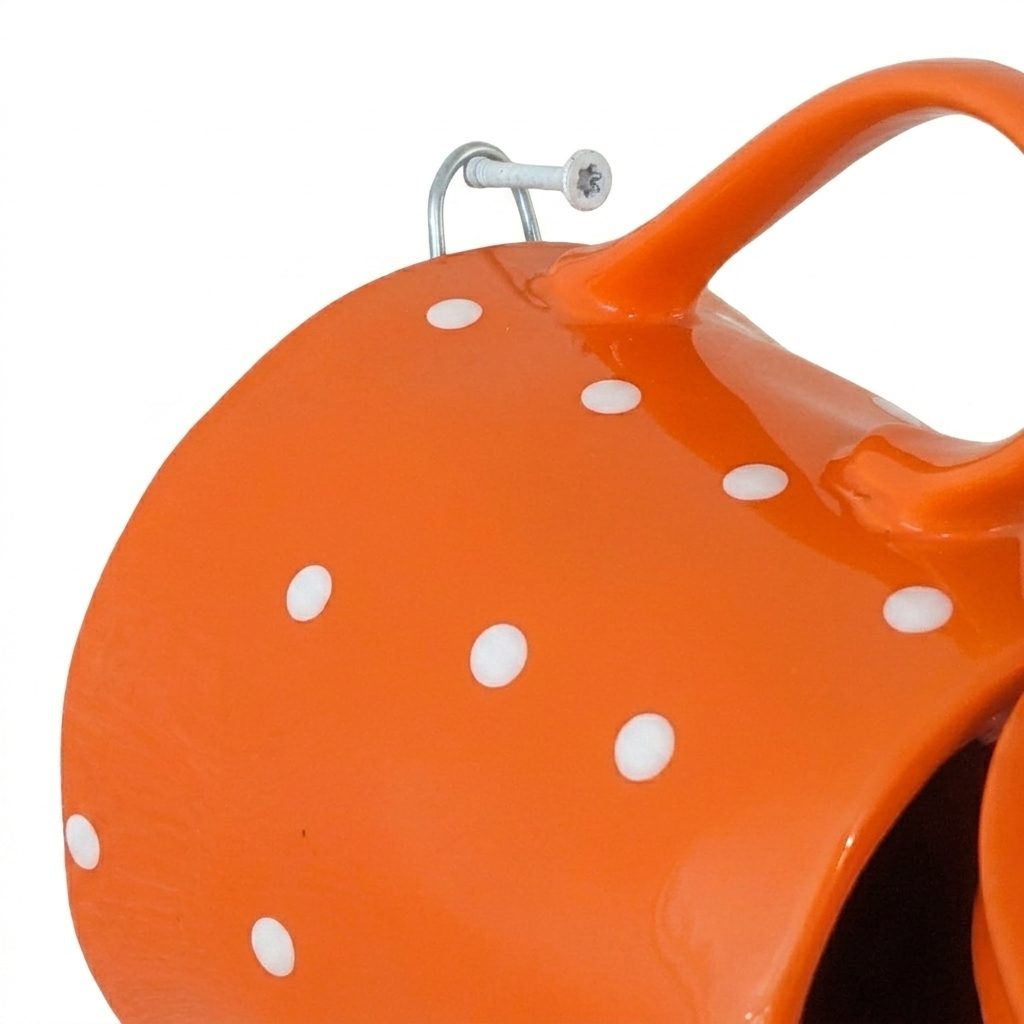 Orange Dot Bird House 4