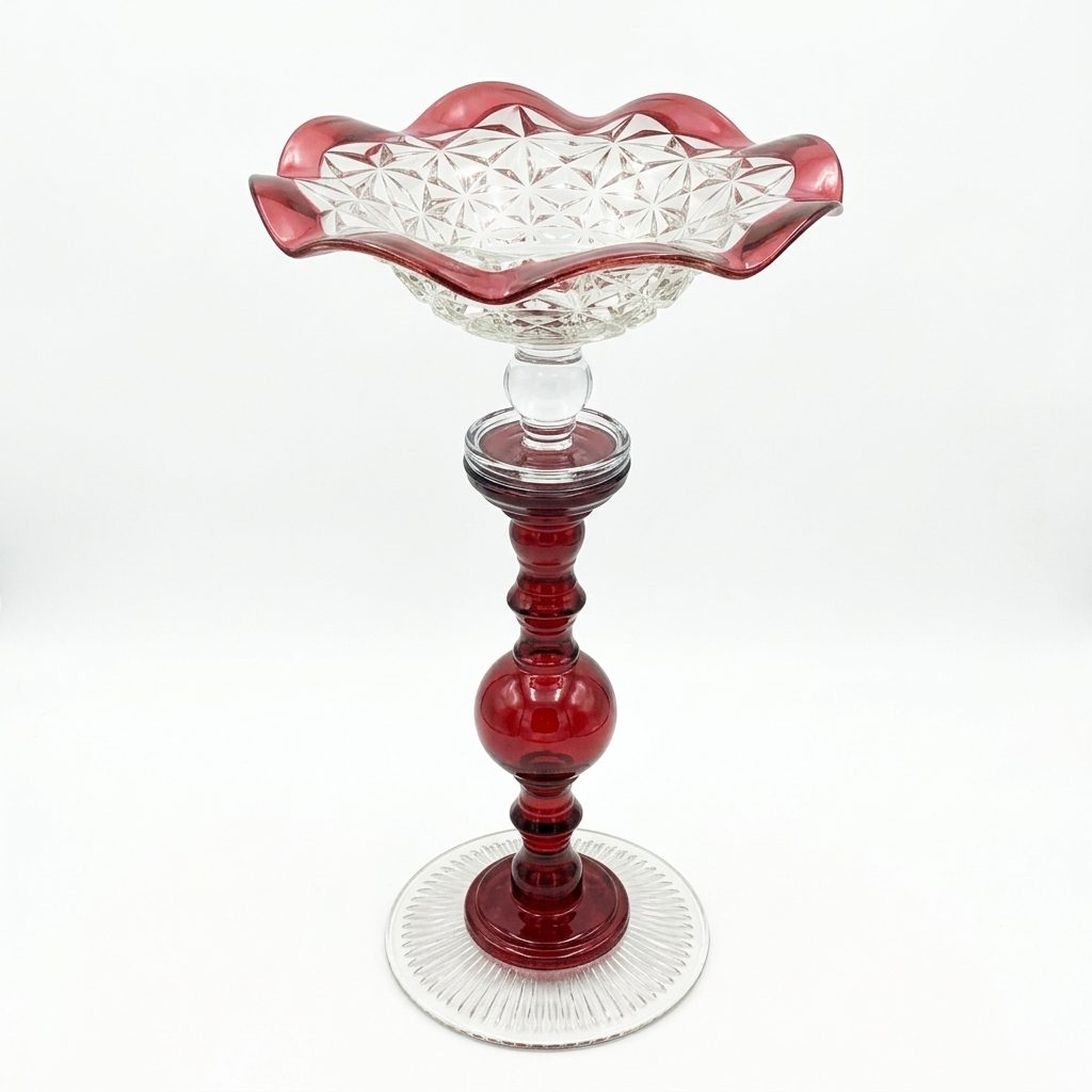 Red Birdbath