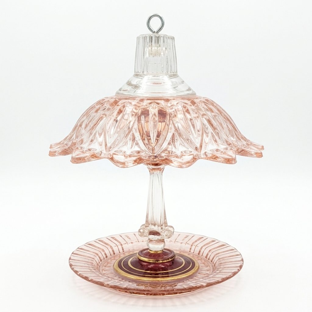 Pink Bird Feeder